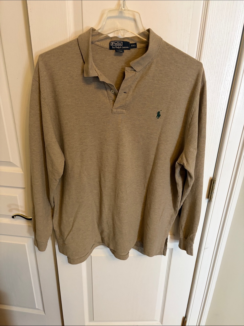 Polo by Ralph Lauren Long-Sleeve Polo Shirt - Beige
